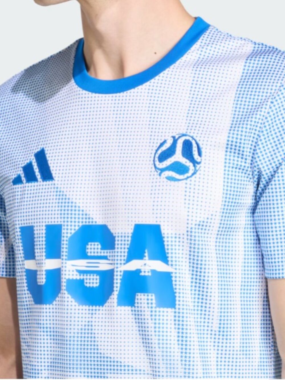 Adidas World Cup 26 USA Stars Soccer Jersey - S Slim Fit - Picture 3 of 4